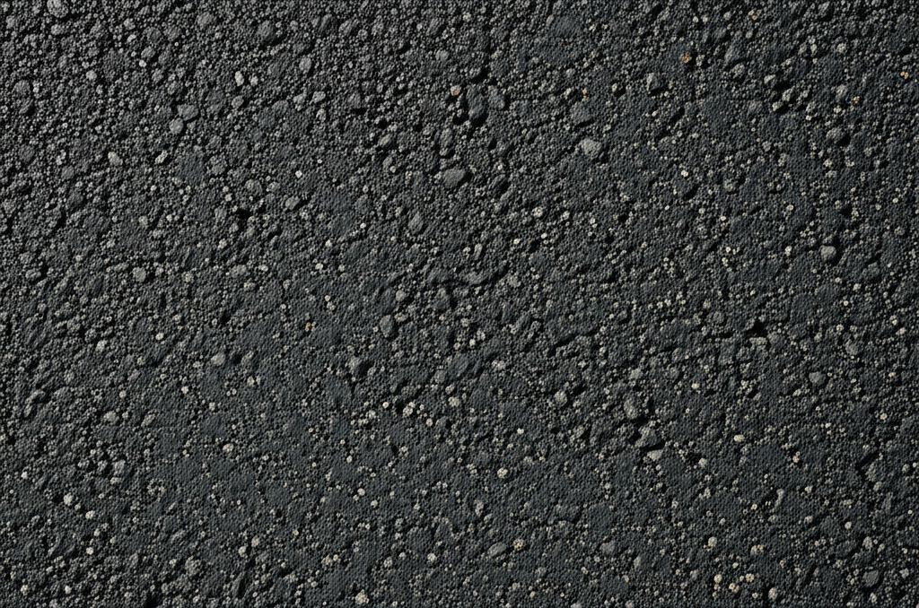 Professional sealcoated asphalt surface